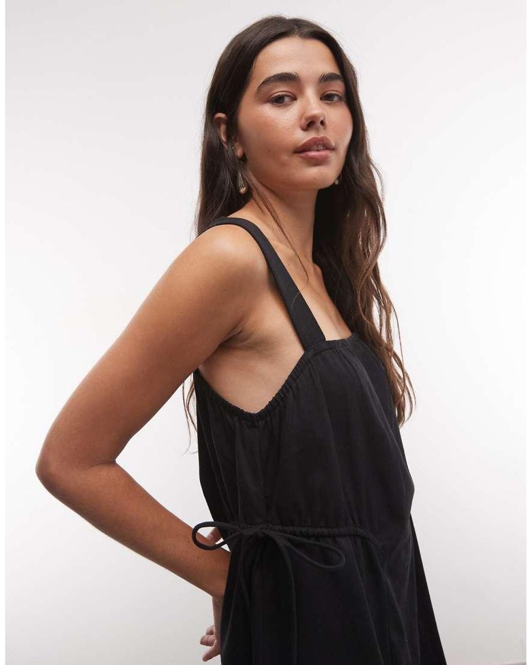 Collusion White Channel Detail Mini Dress
