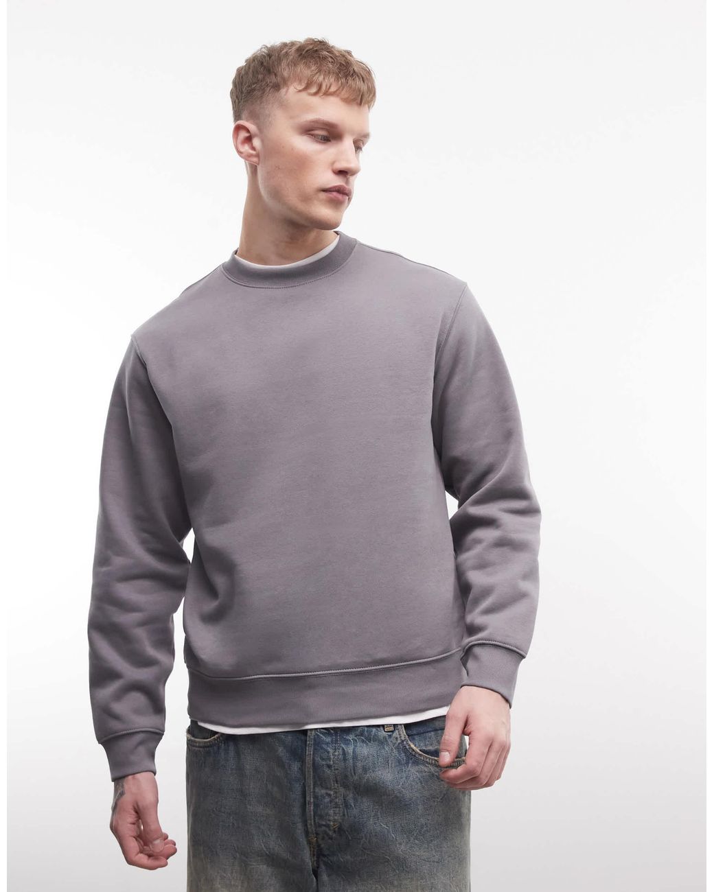 Sweat classique Weekday pour homme en coloris Gray