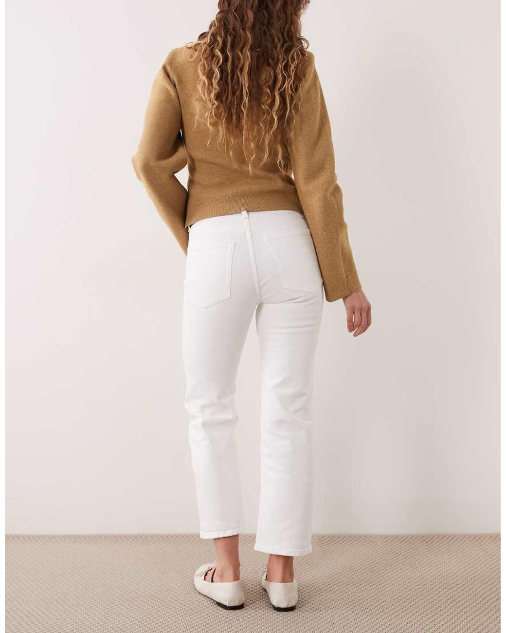 ARKET Natural Kick Flare Jeans