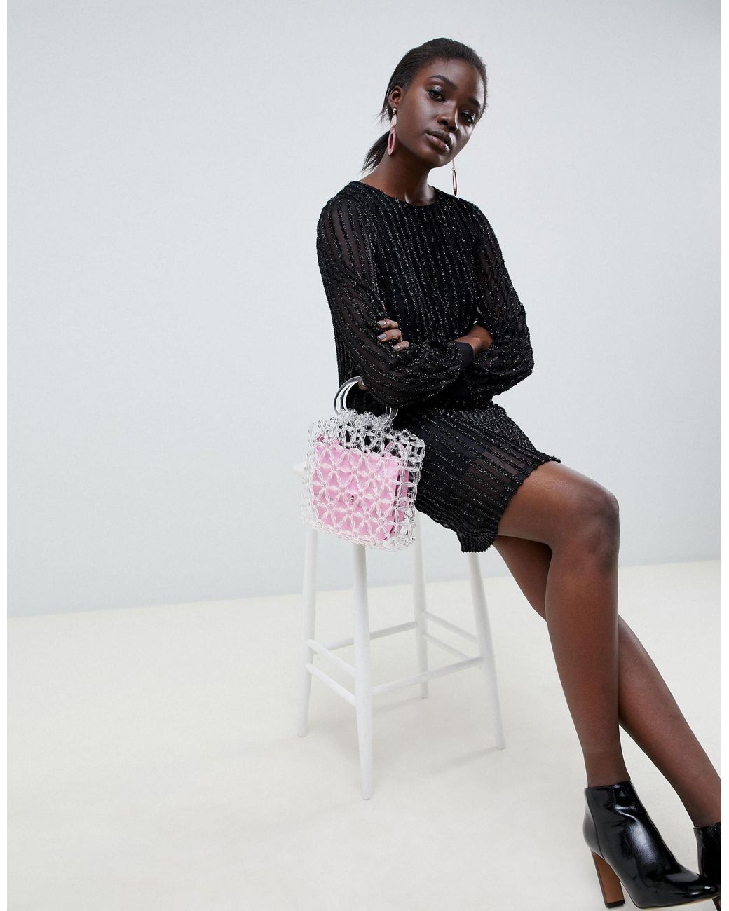 vero moda glitter dress