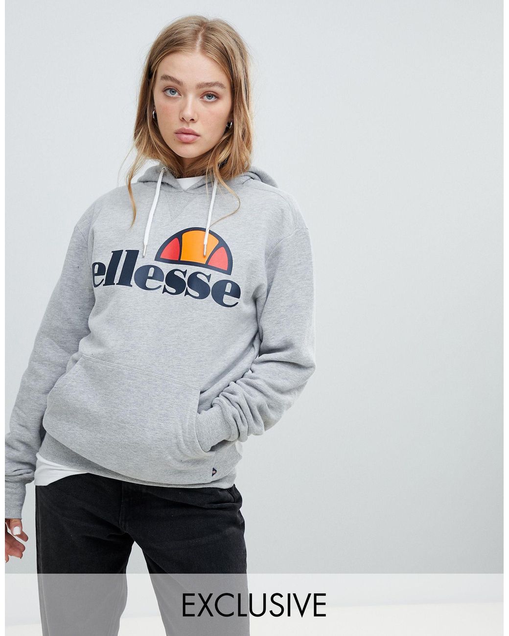 Ellesse core sales boyfriend logo hoodie