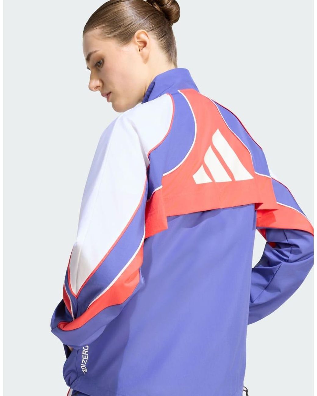 Adidas Originals White Adizero Archive Running Jacket