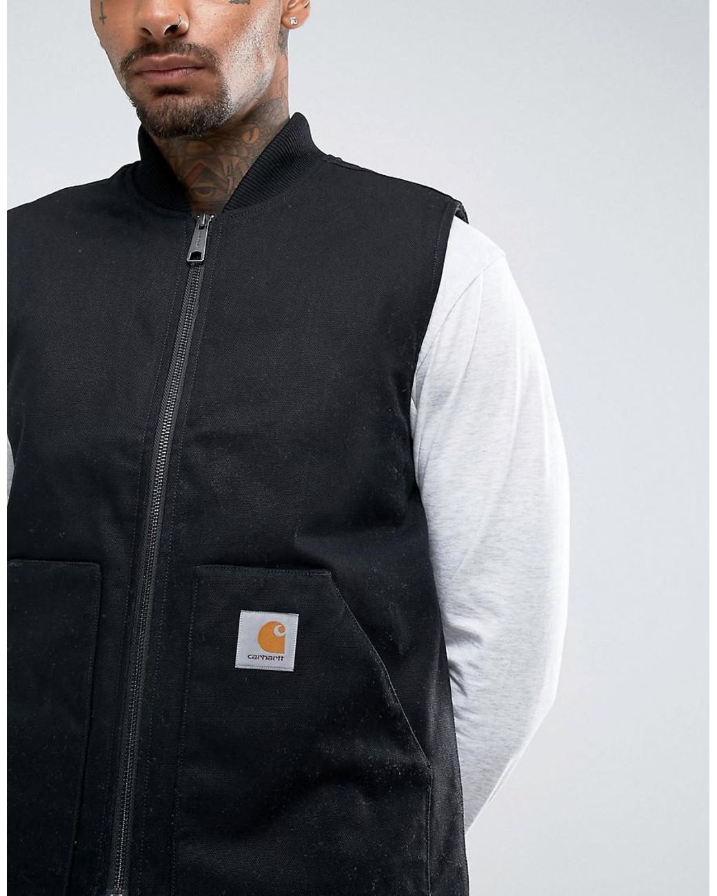 Carhartt WIP Canvas Vest in Black for 