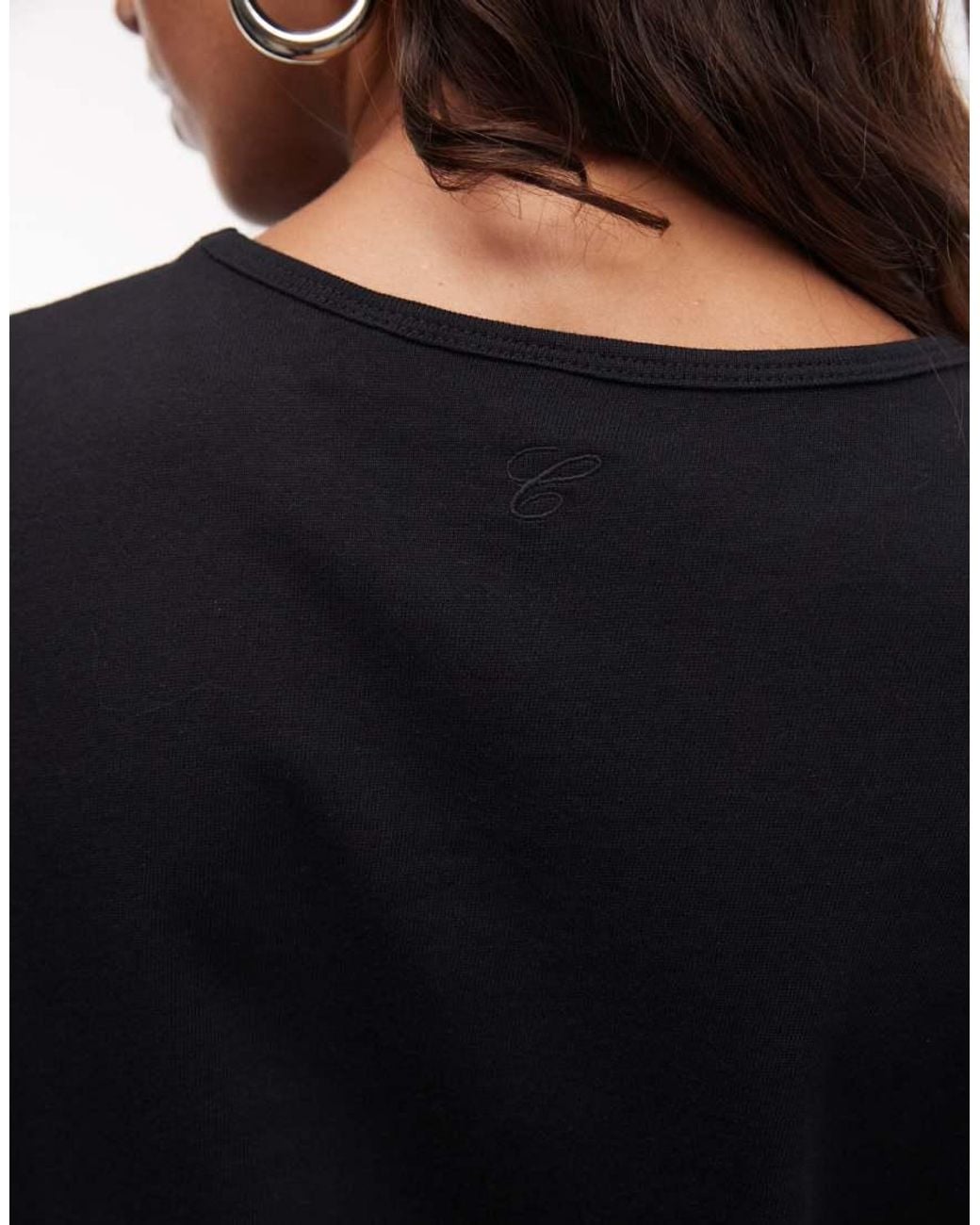 Collusion Blue Boxy Long Sleeve T-shirt