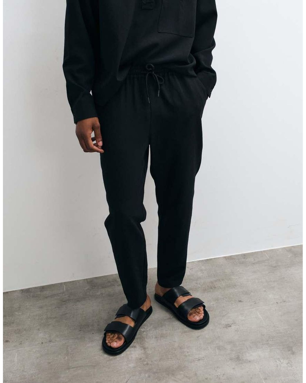 ASOS Blue Smart Tapered Pants for men