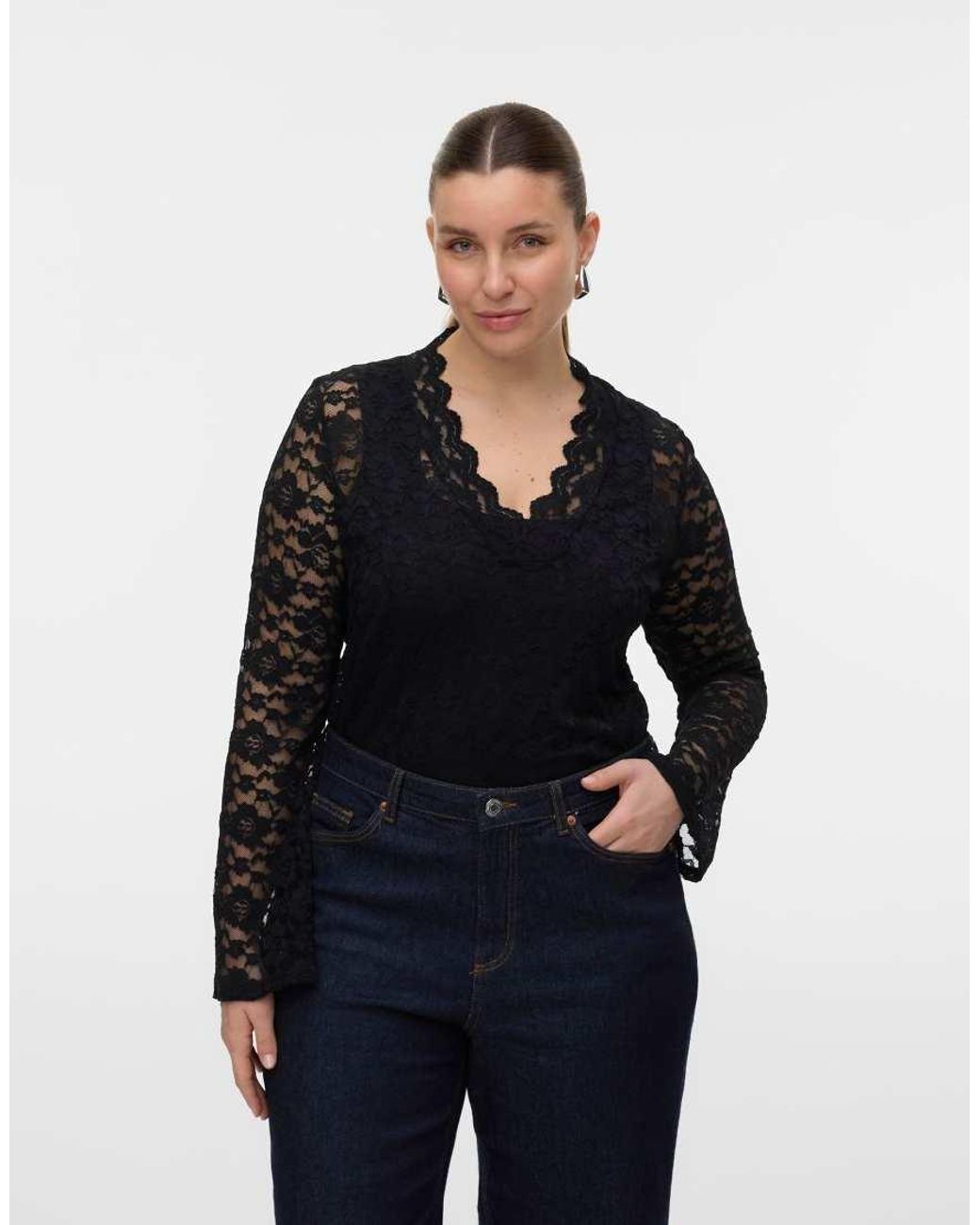 Top De Vero Moda de color Blue
