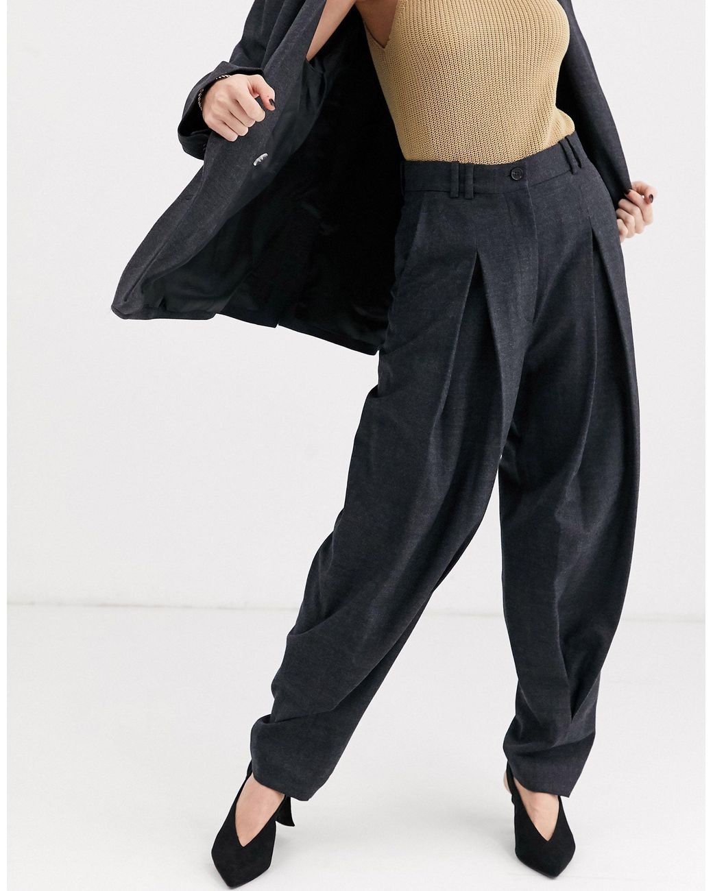 Capsule Tapered Wool Pants 