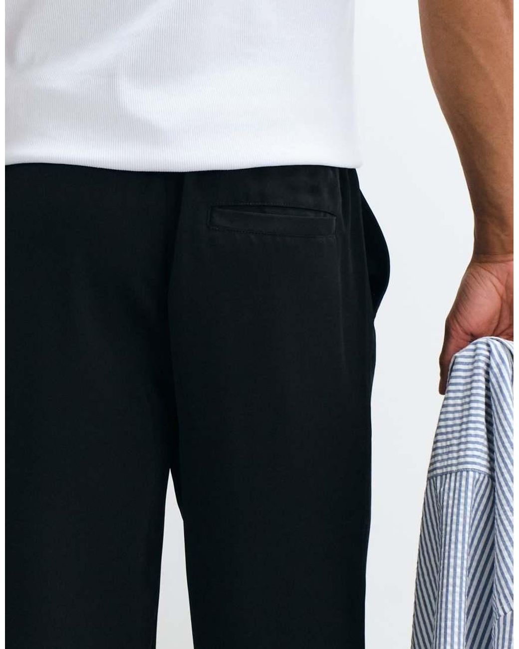 ASOS Blue Straight Pants for men