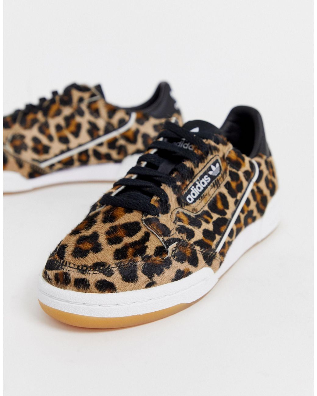 adidas Originals – Continental 80 – Sneaker mit Leopardenmuster in Schwarz  | Lyst AT