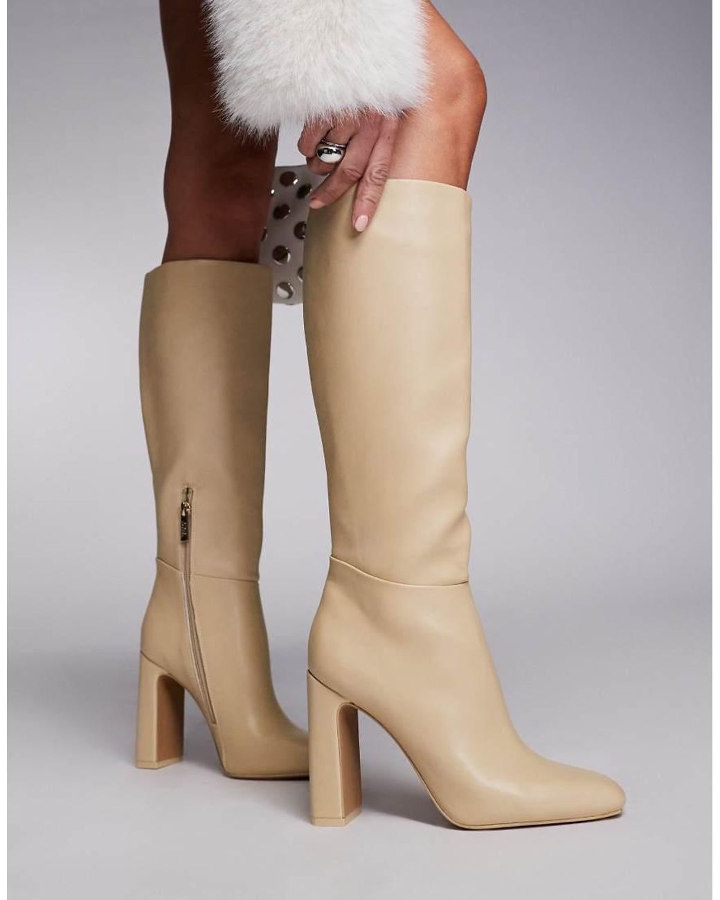 Steve Madden Natural Ally Knee Boot