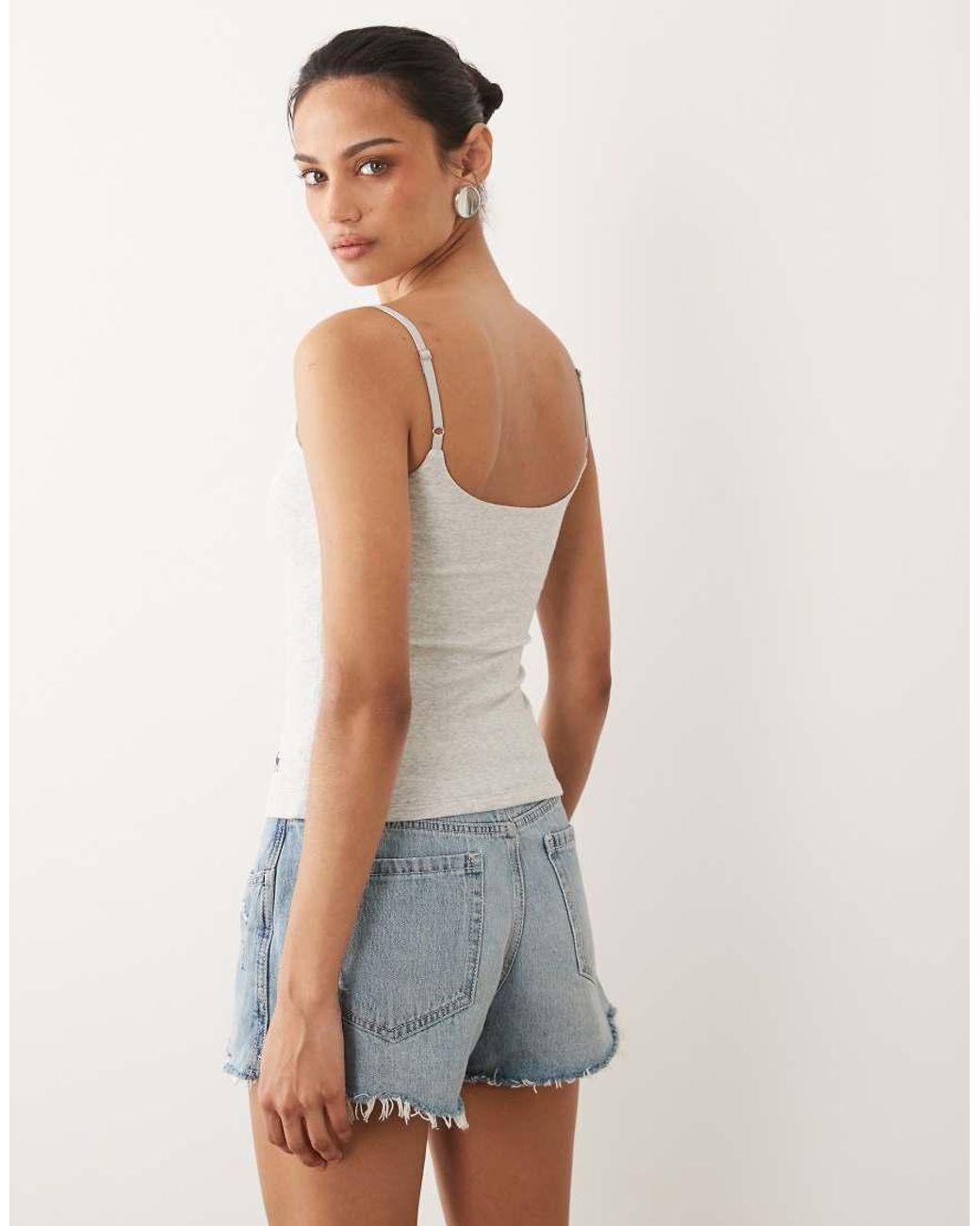 Abercrombie & Fitch Blue 90s Cami With Built