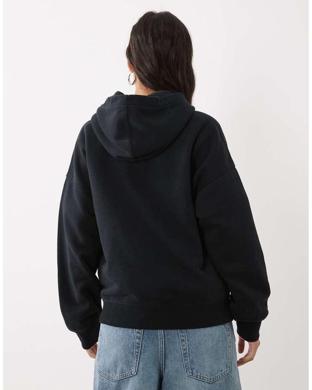 Abercrombie & Fitch Blue Oversized Hoodie