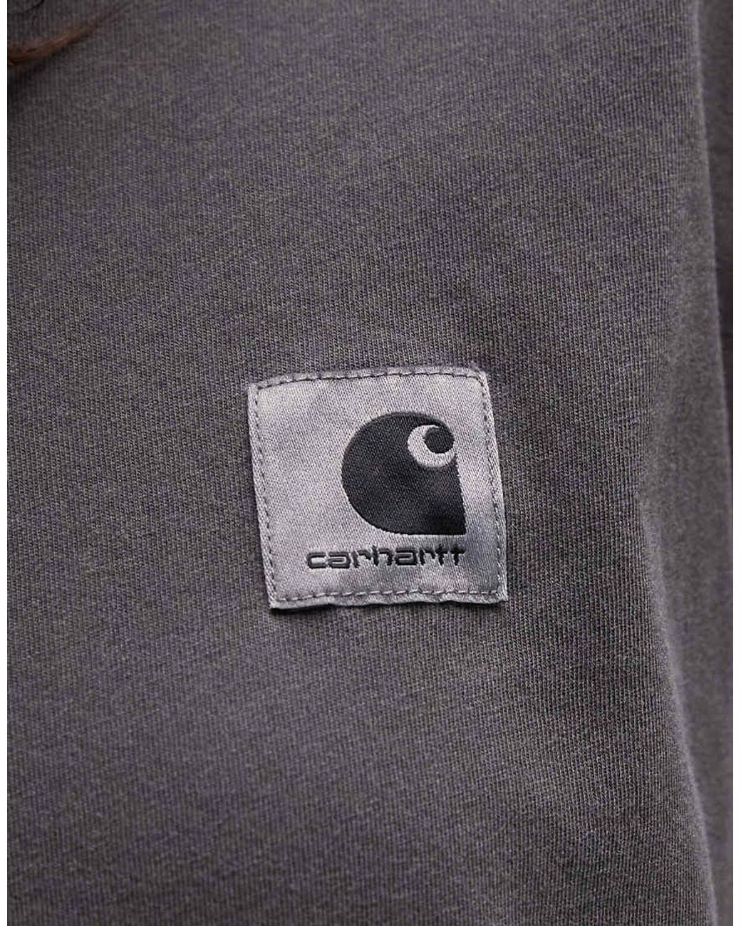 Carhartt Gray Nelson Long Sleeve T-Shirt