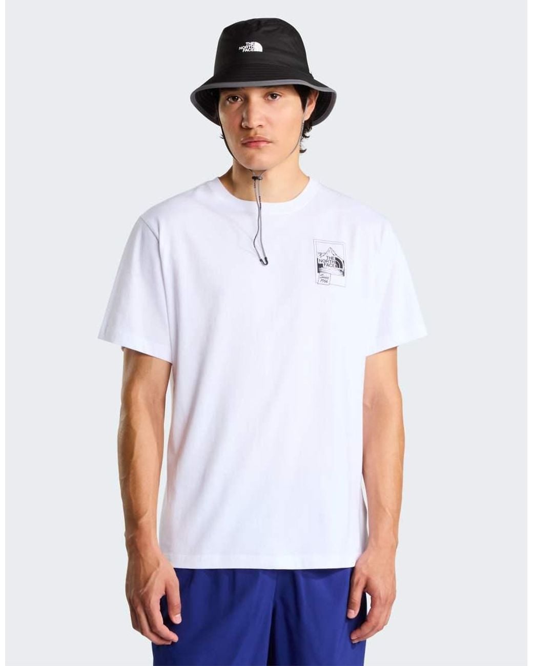 The North Face White M Photo Souvenir Relaxed Ss Tee for men