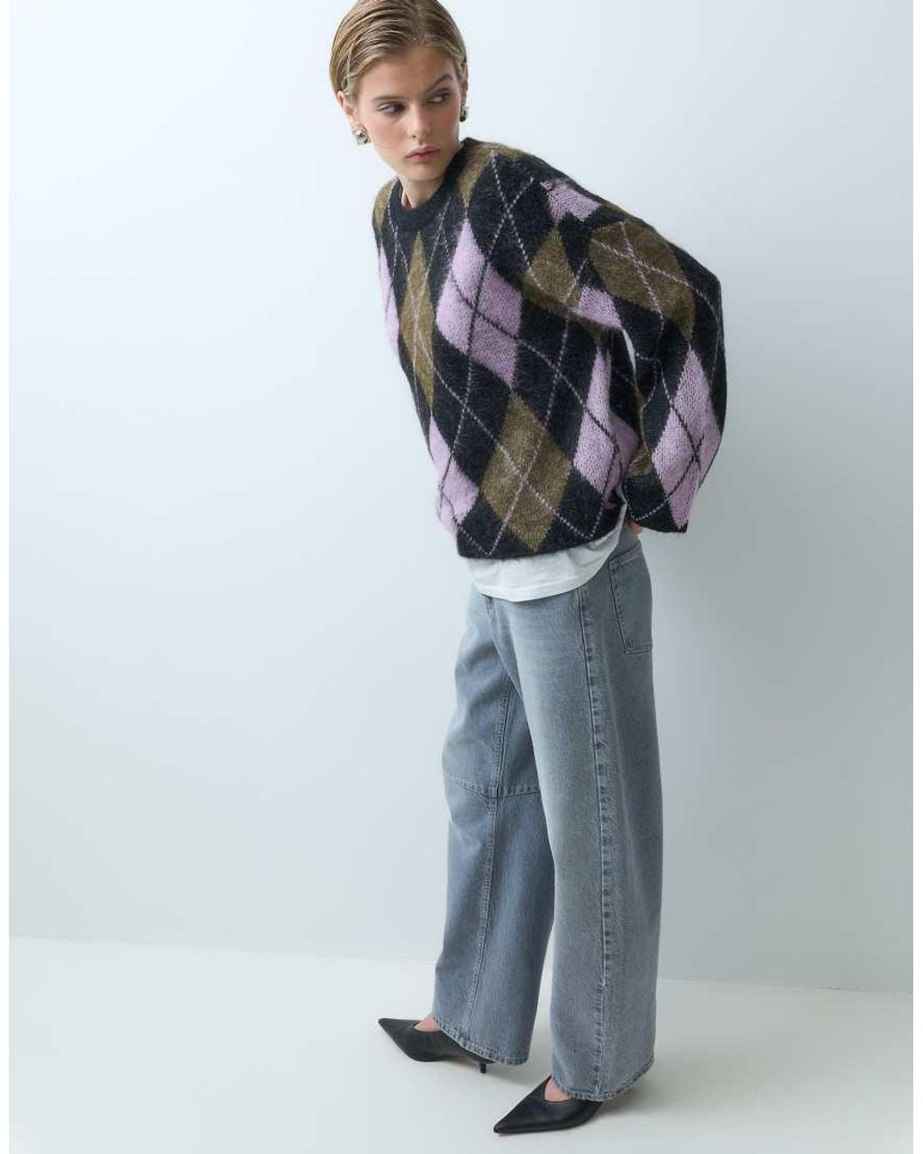 ONLY Gray Knitted Jumper