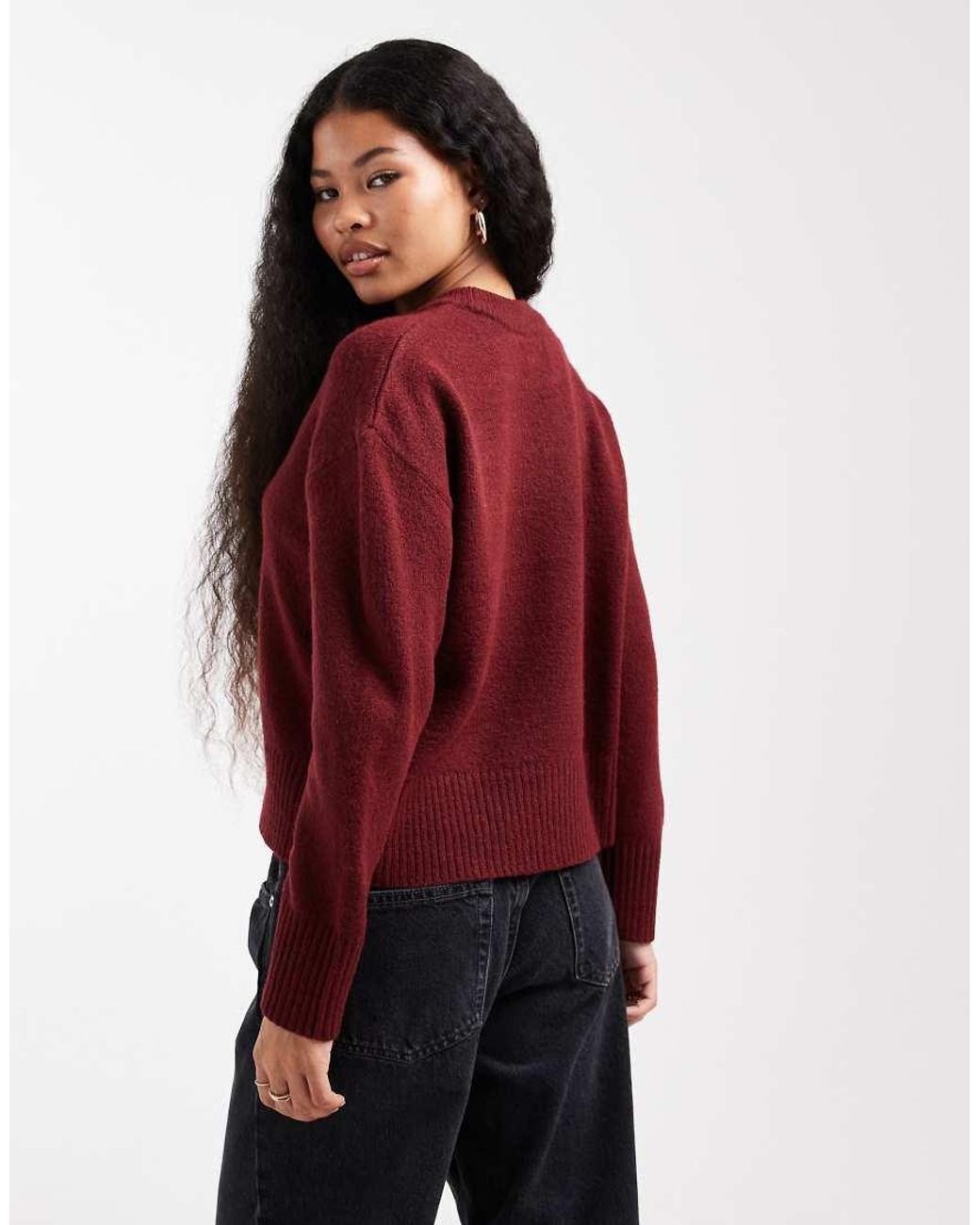 New Look Red Crew Neck Jumper