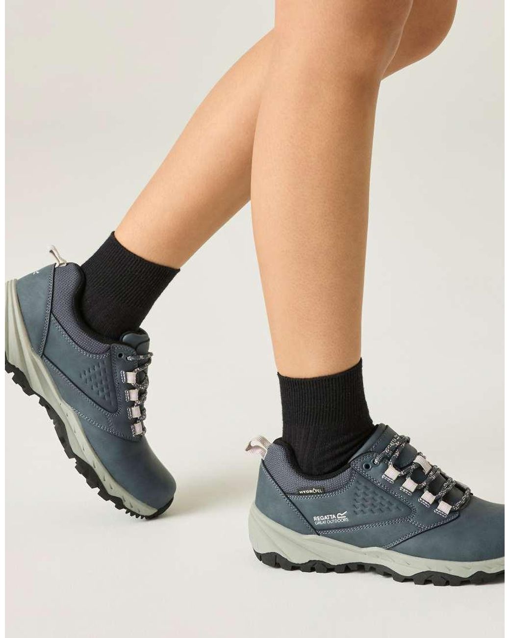 Regatta Black Amble Low Waterproof Walking Shoes