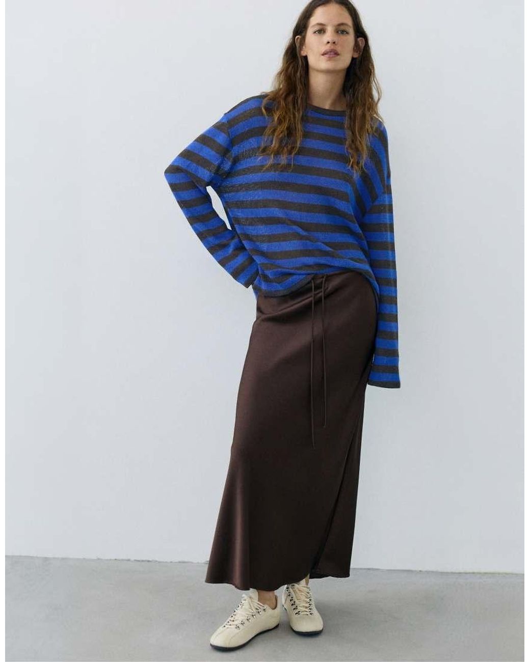 T-Shirt di Pull&Bear in Brown