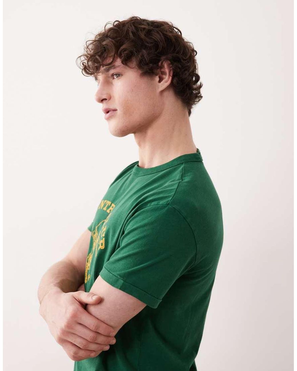 Polo Ralph Lauren Green Vintage Polo Player Print T-shirt for men
