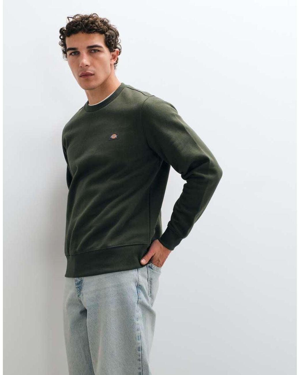 Dickies Green Oakport Sweatshirt for men