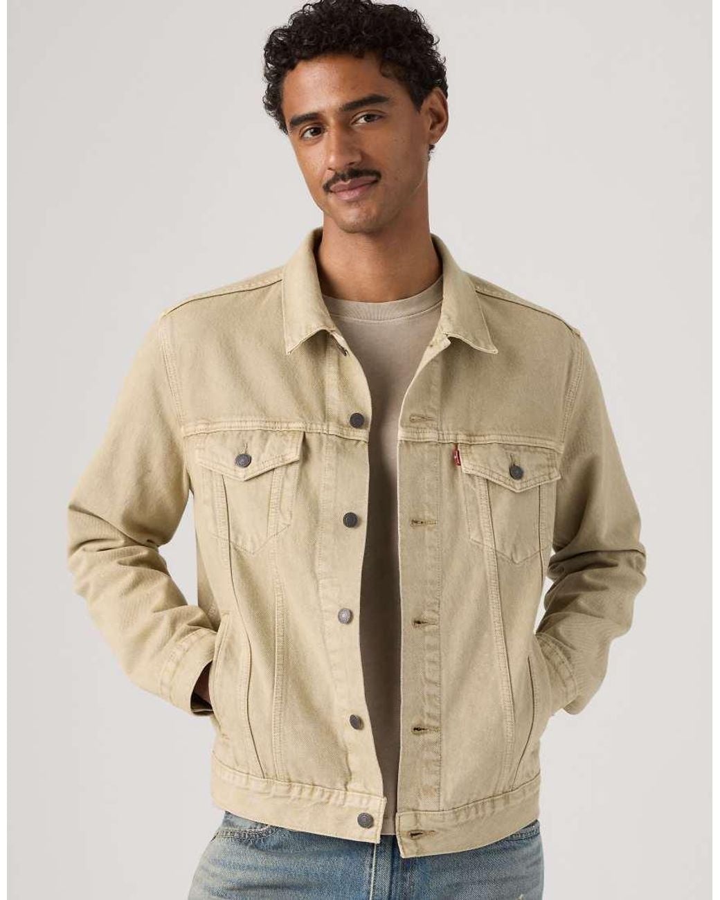 Levi's Natural Corduroy Trucker Jacket for men