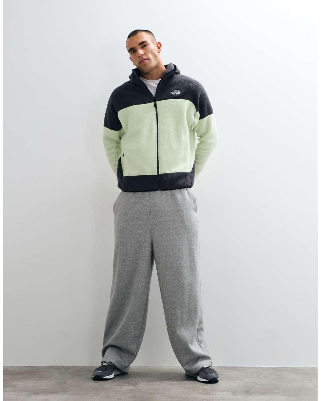 The North Face Green Nse Full Zip Fleece With Mask for men