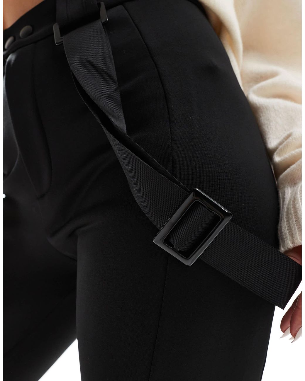 Pantalon Threadbare en coloris Black