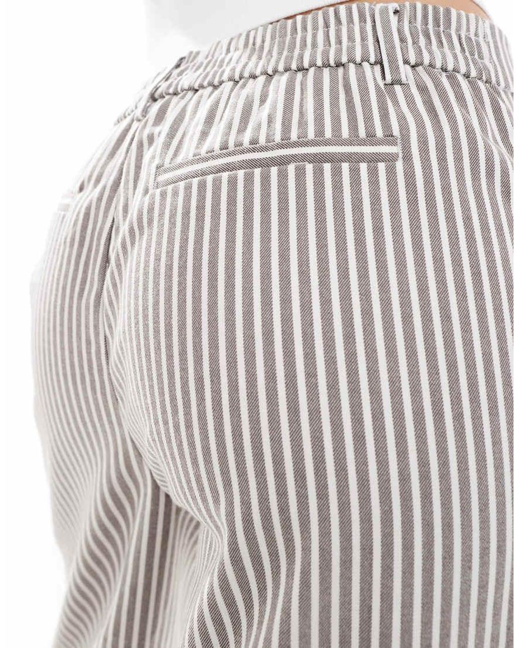 Object Gray Wide Leg Tailored Trousers