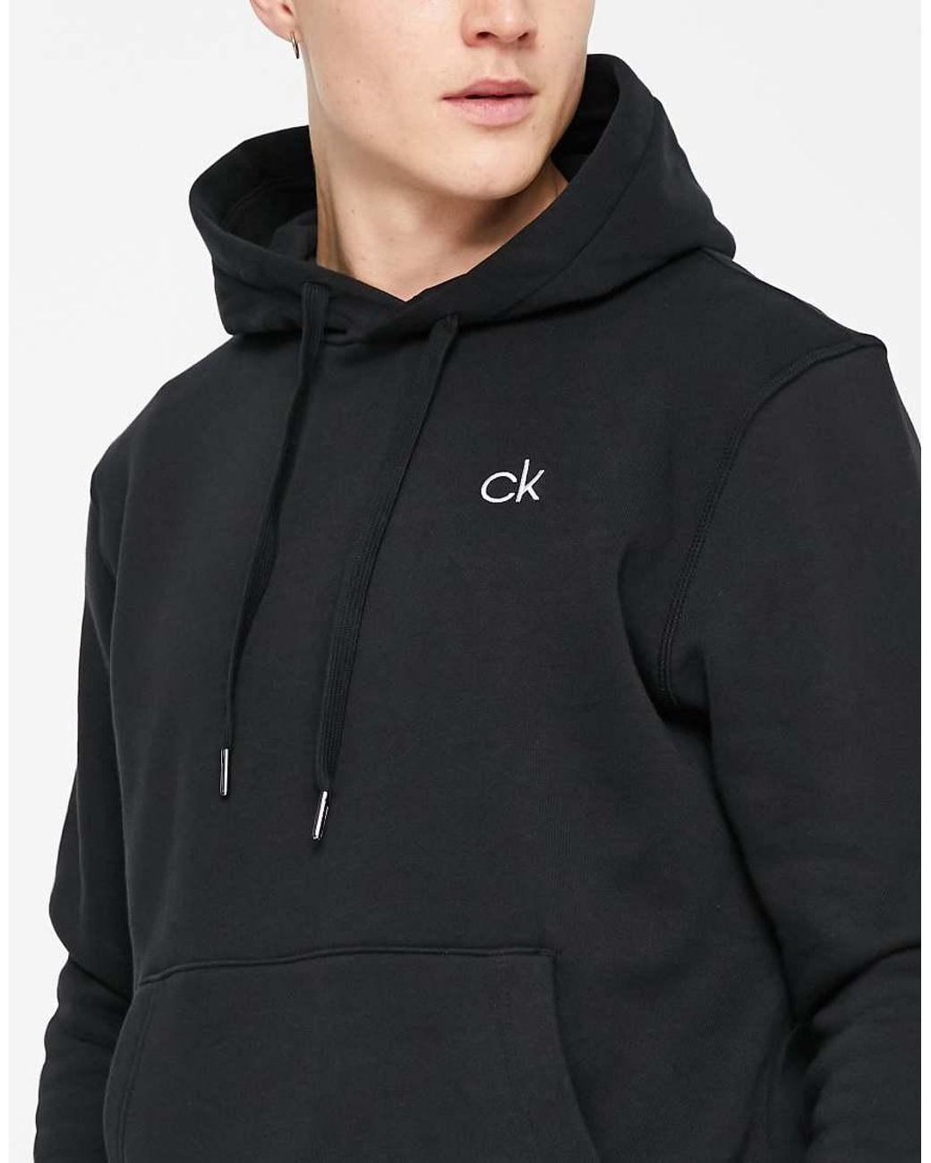 Calvin Klein Black Logo Hoodie for men