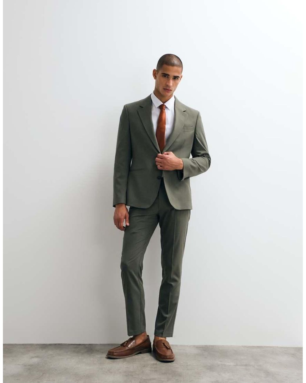 ASOS Gray Slim Suit Jacket for men