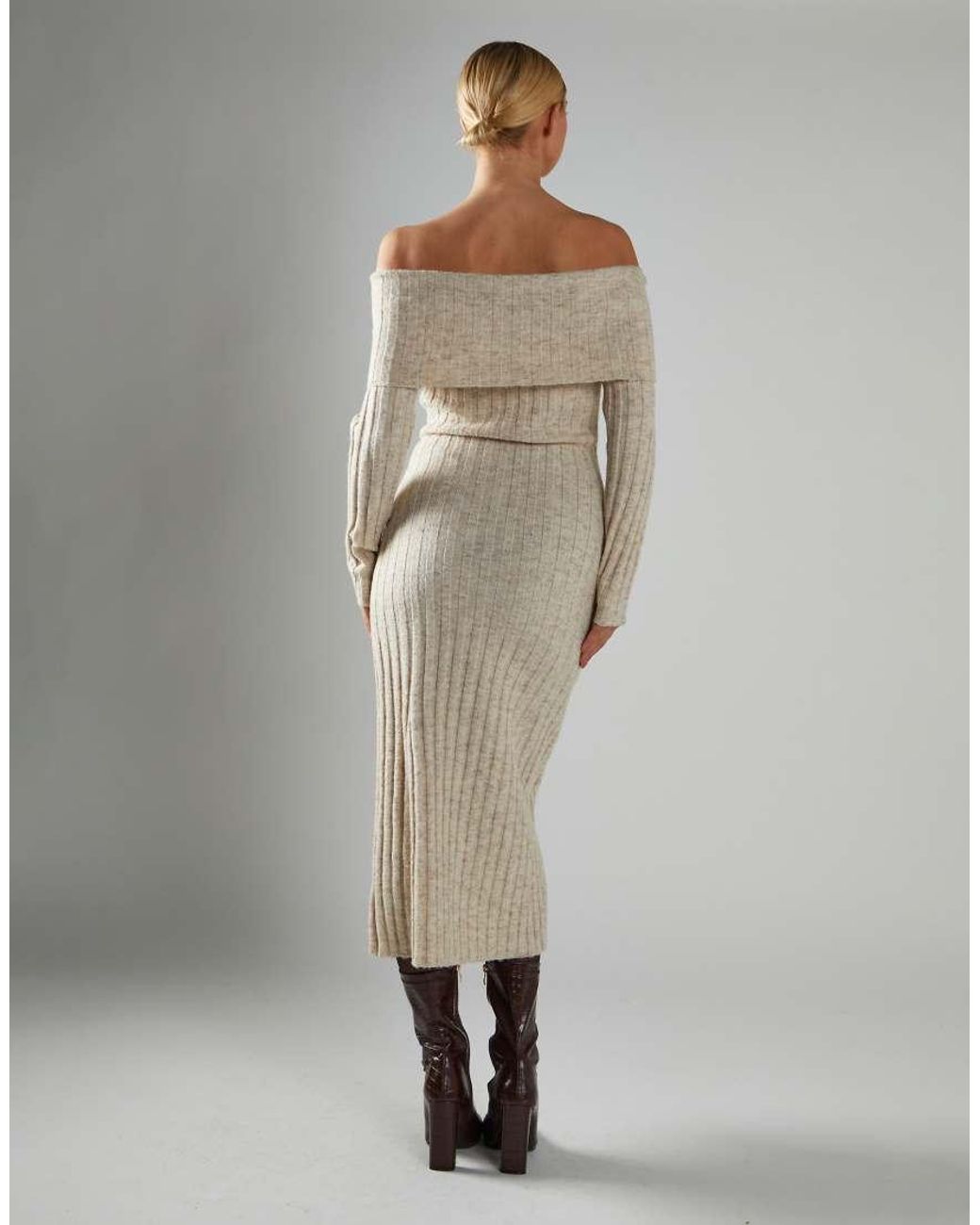 Glamorous Natural Bardot Maxi-Dress