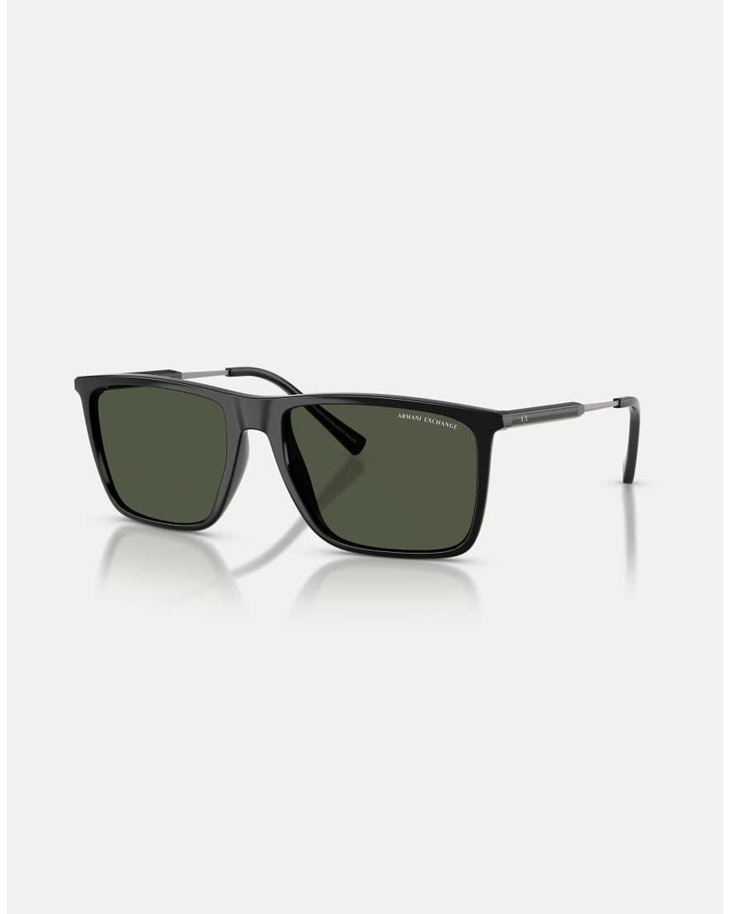 ARMANI EXCHANGE Green Square Polarised Sunglasses With Lens for men