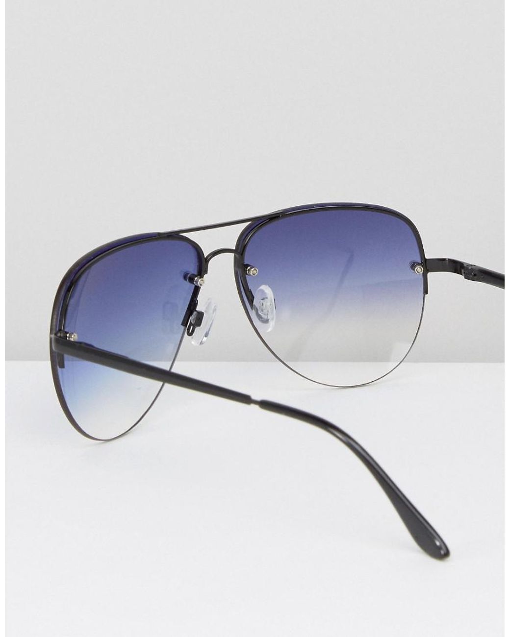 Quay Muse Fade Aviator Sunglasses in Blue for Men | Lyst display picture 3