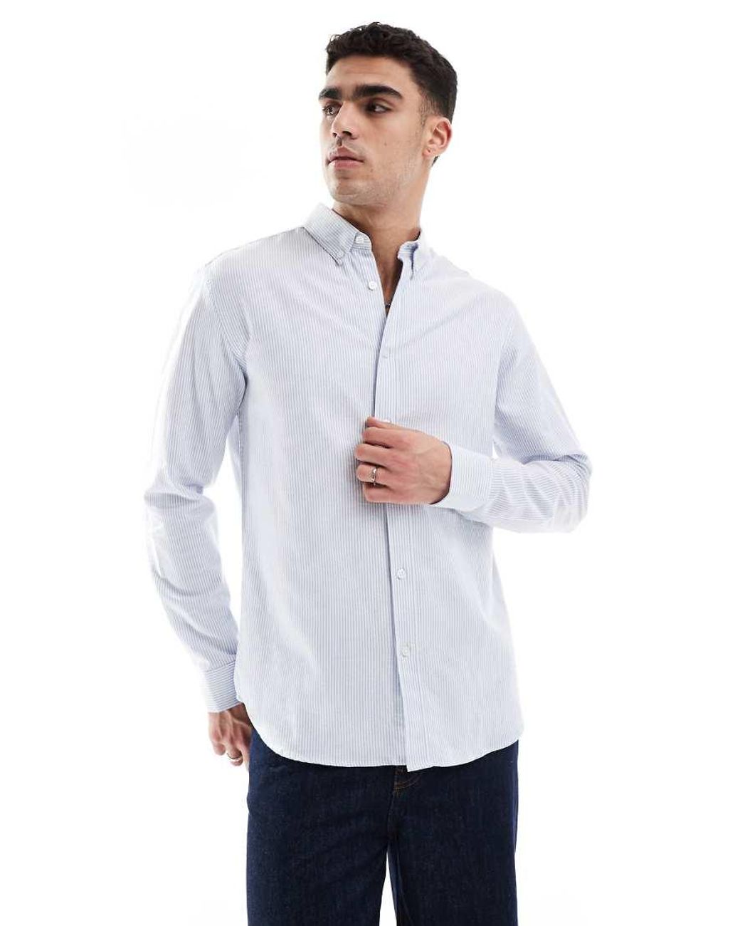JJ Rebel White Oxford Shirt for men