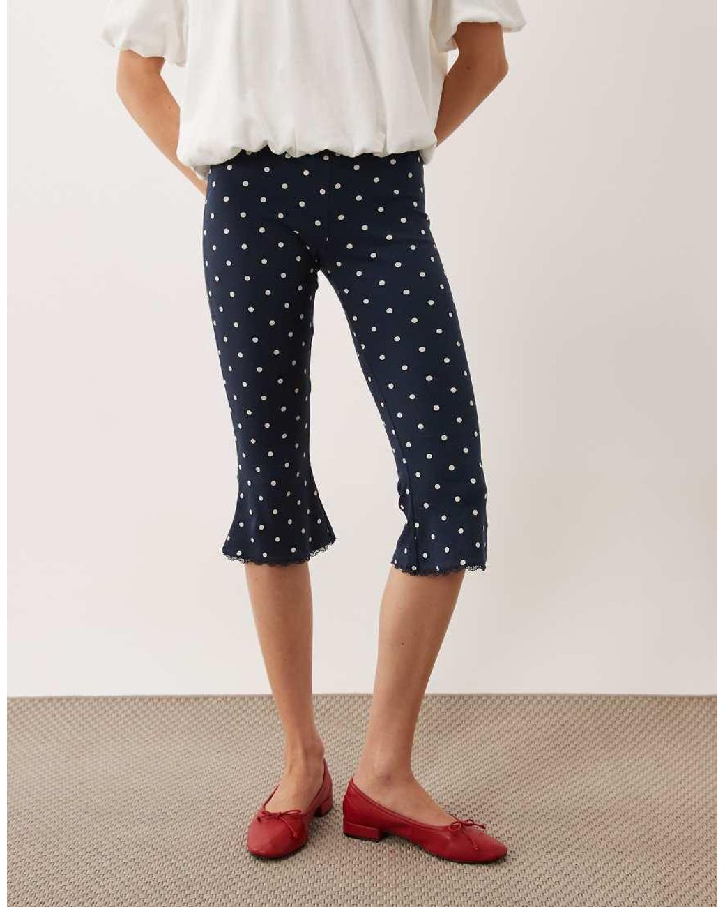 Miss Selfridge Natural Capri Pant Co-Ord