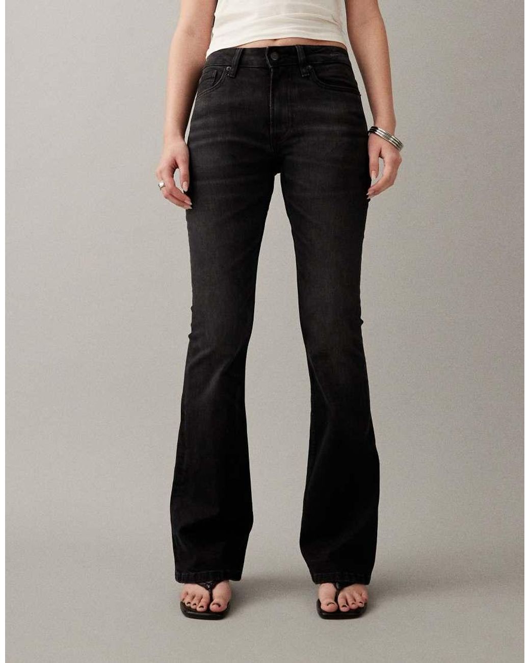 ASOS Natural Bootcut Flare Jeans