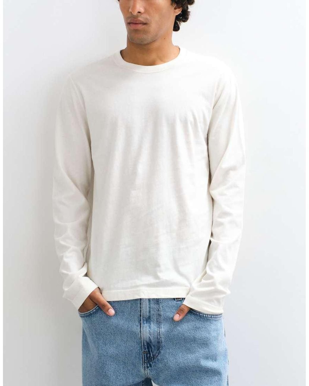 Hollister Blue 3 Pack Long Sleeve T-shirts for men