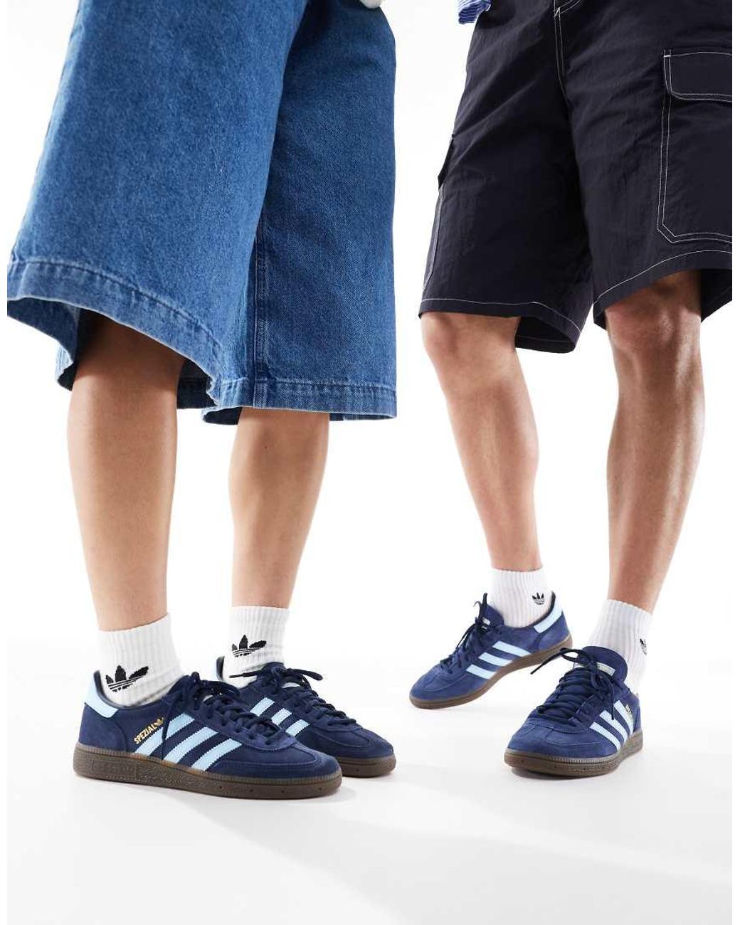 Adidas Originals Blue Handball Spezial Gum Sole Trainers
