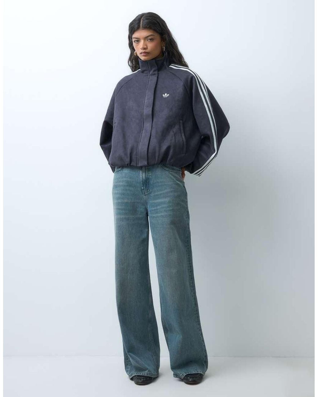 Adidas Originals Blue Suede Track Top