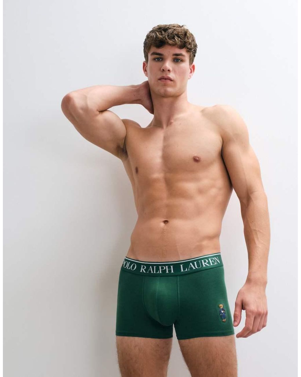 Polo Ralph Lauren Green Bear Logo Trunk for men