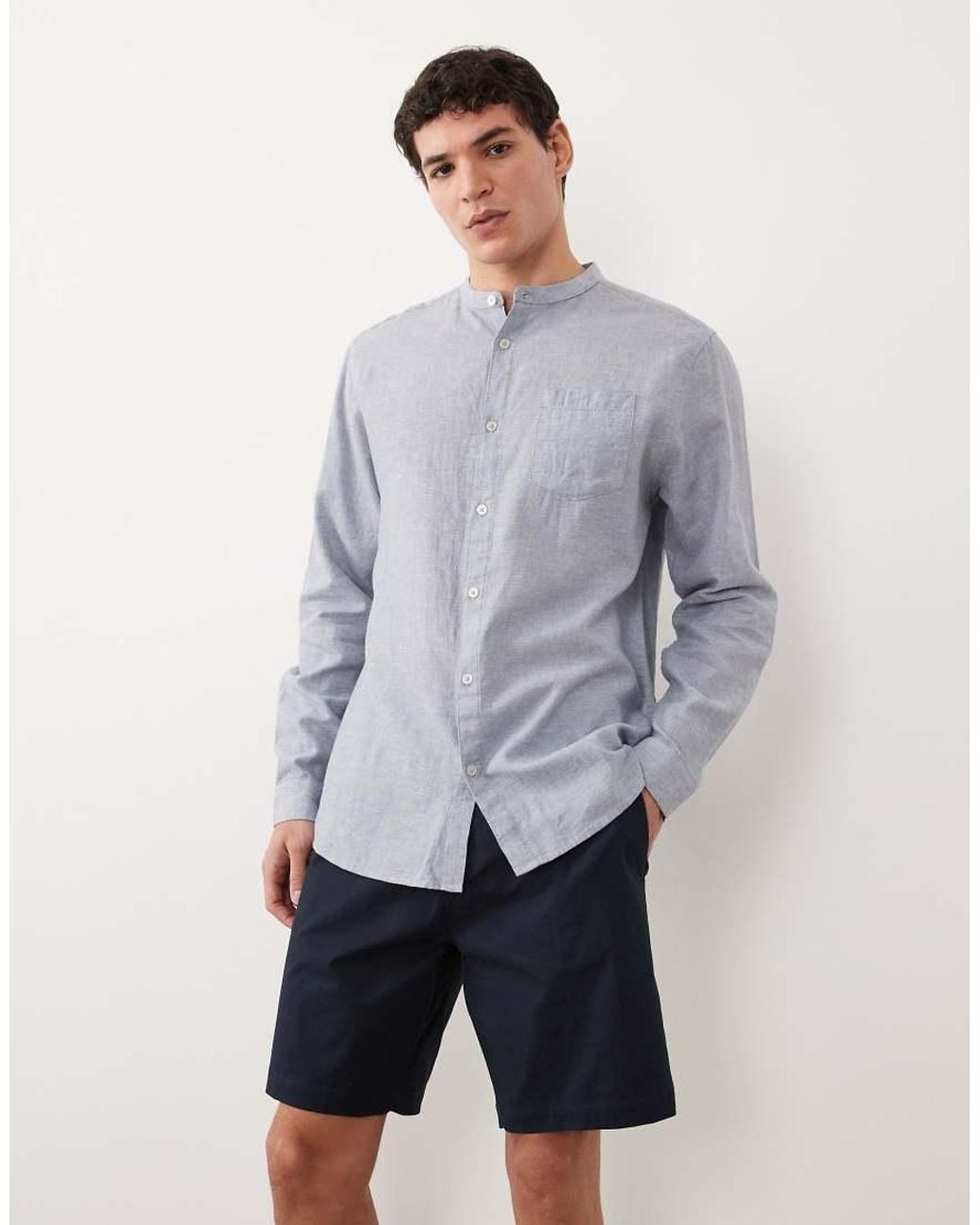 Threadbare Gray Chino Shorts for men