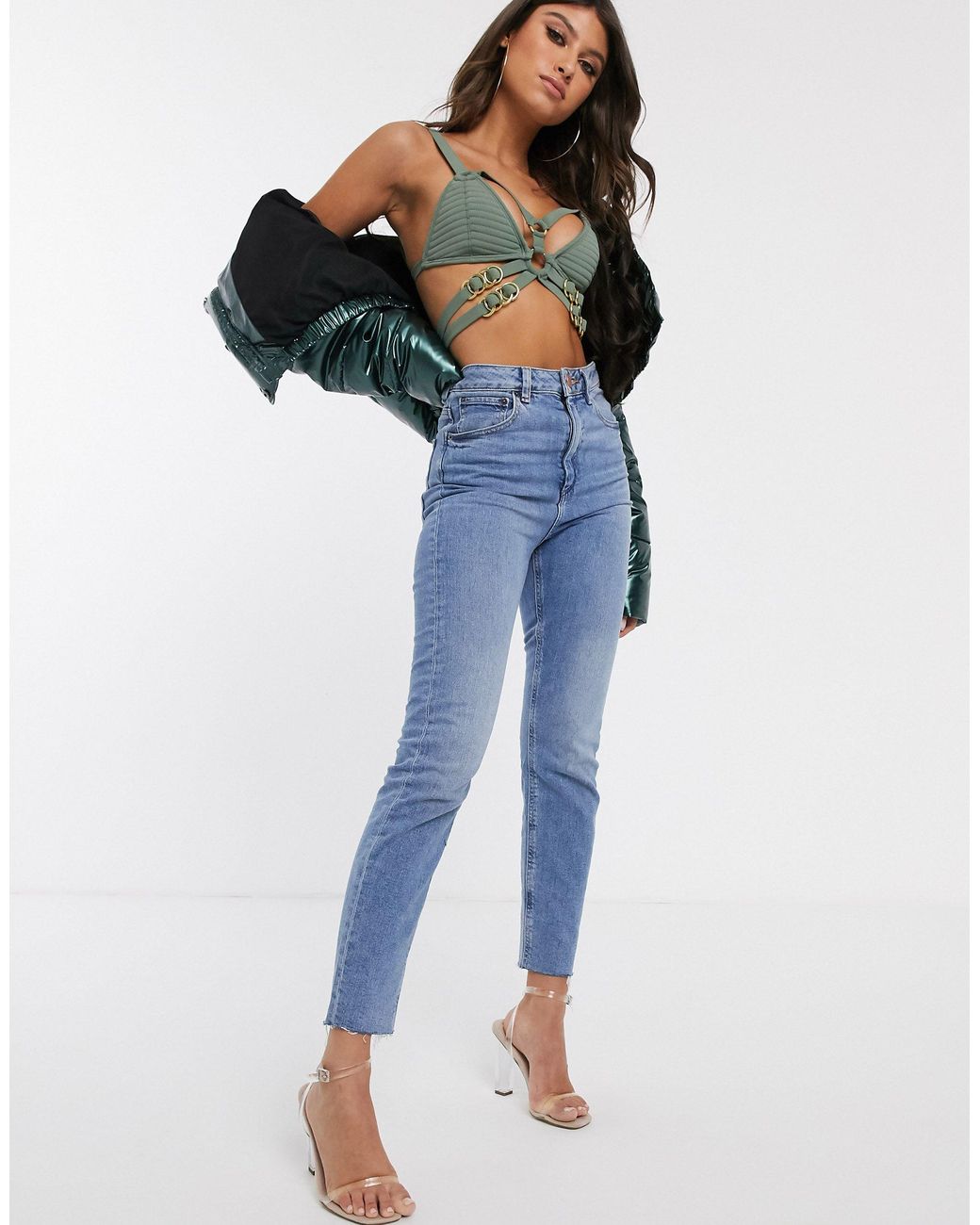 High Rise Farleigh 'slim' Mom Jeans 