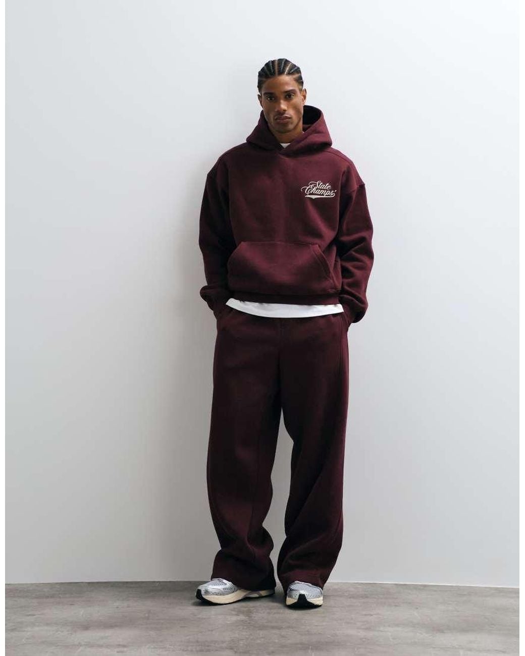Cotton On Red Box Fit Graphic Hoodie for men