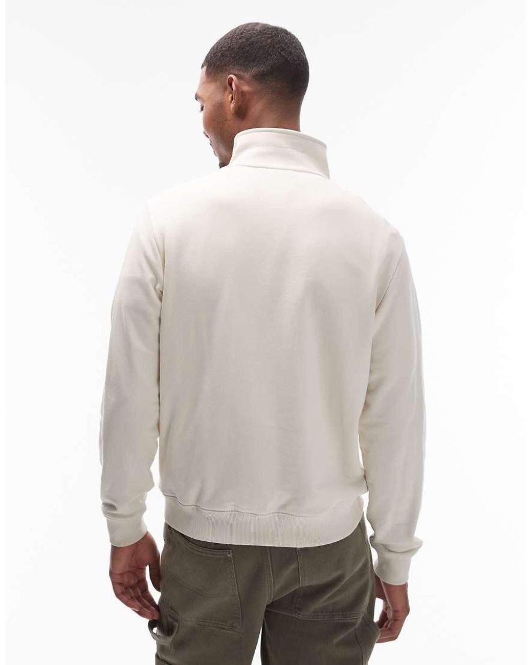 Napapijri Natural 1/4 Zip Sweatshirt for men