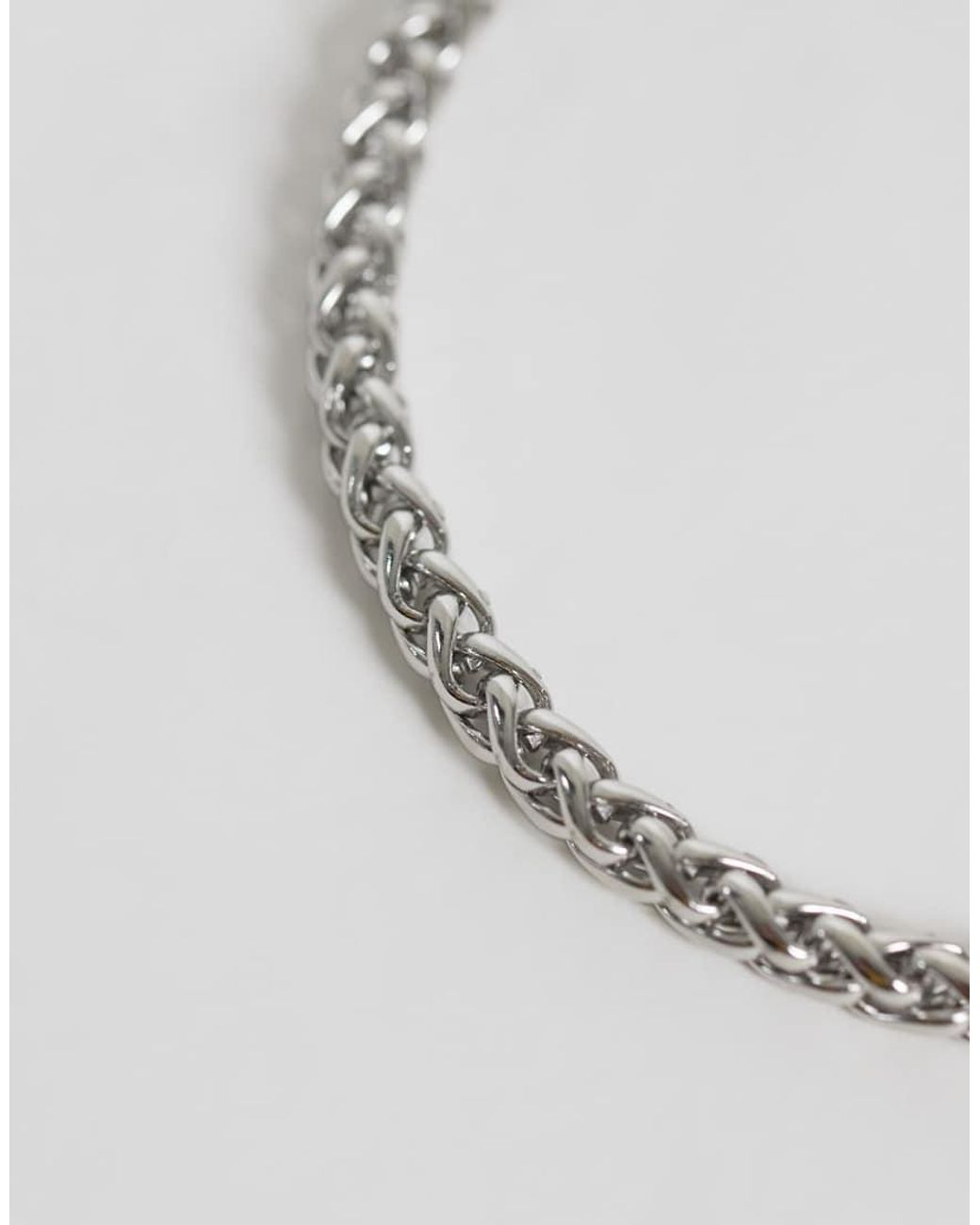 ASOS Natural Waterproof Stainless Steel Link Chain Bracelet for men
