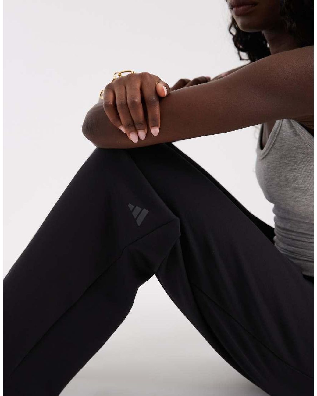 Adidas Originals Black Adidas Training Yoga Motion Trackpants