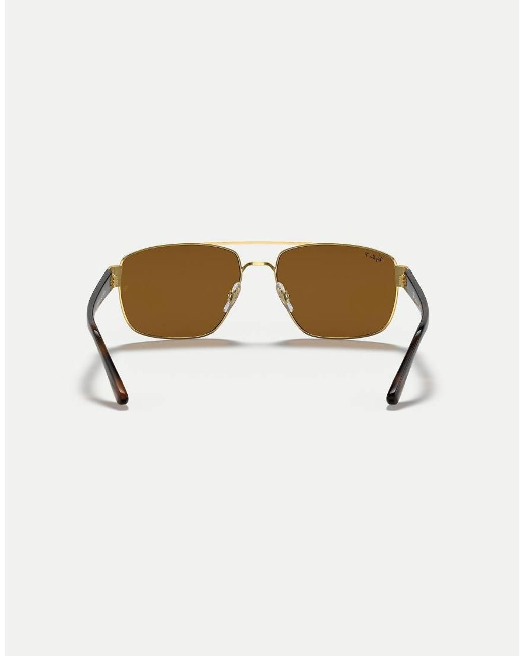 Ray-Ban Natural Rb3663 Irregular Polarised Sunglasses for men