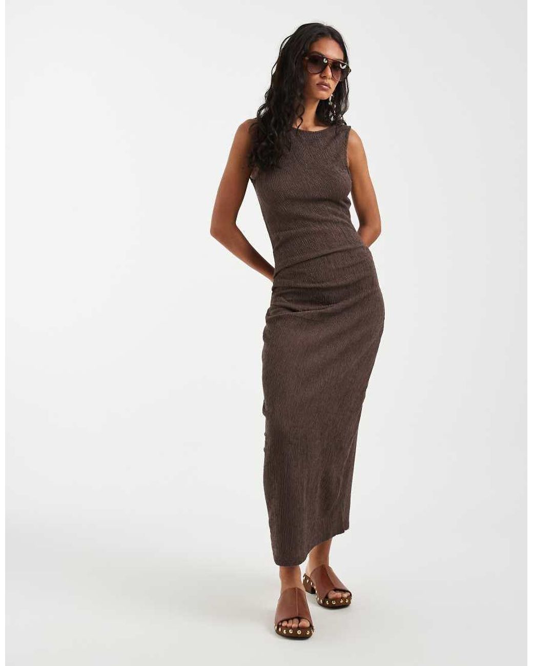 ONLY Multicolor Ruched Detail Maxi Dress