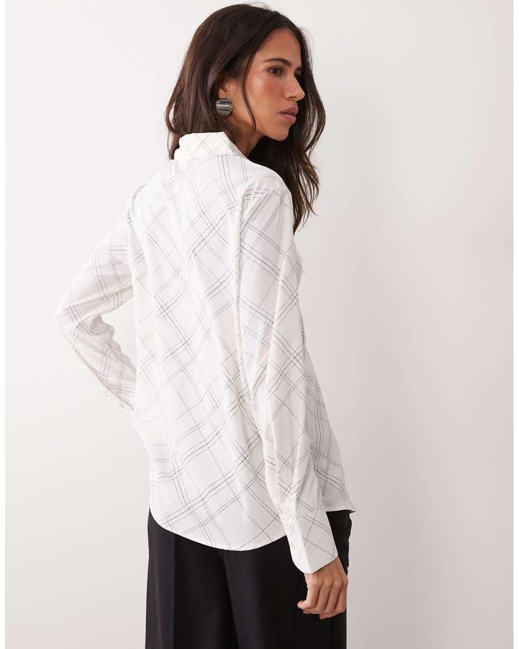 Mango White Classic Shirt