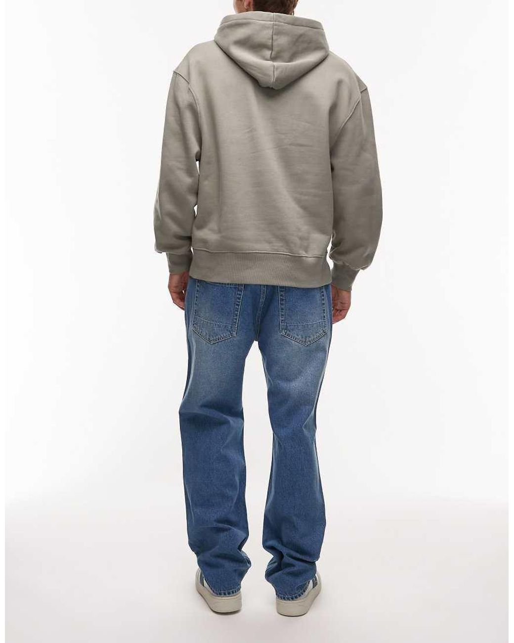 AllSaints Blue Reid Straight Leg Jean for men